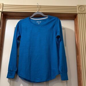 Blue Long Sleeve Women's Top
